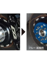 Project Kics Wide Tread Spacer Blue Duralumin Cover                                     - WTSCU - Image 2