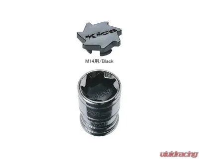 Project Kics Monolith T1/07 Black M14 Replacerment Lug Nut Cap - ZCMF4K