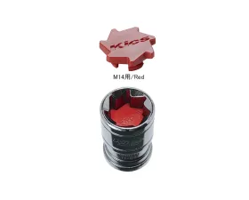Project Kics Monolith T1/07 Red M14 Replacerment Lug Nut Cap