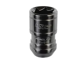 Project Kics Monolith T1/07 Glorious Black 14x1.50 Replacement Lug Nut