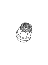 Project KICS 1pcs 12 x 1.25 Leggdura Racing Shell Type Core Nut Replacement                                     - ZLN3B - Image 2