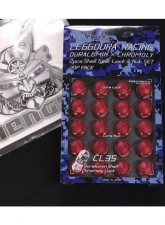 Project Kics Leggdura Racing Blue 35mm M12 x P1.5  (CL35) Shell Type Lock & Nut Set                                     - CL35-11U - Image 5