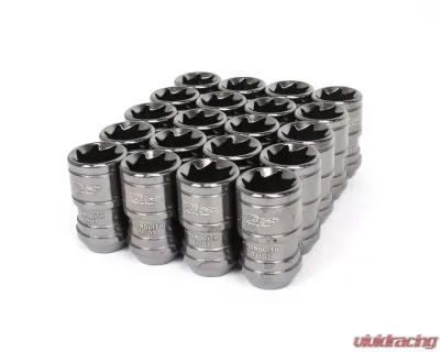 Project Kics Monolith T1/07 Red 14x1.50 20pcs Lug Nut Set - MN04R