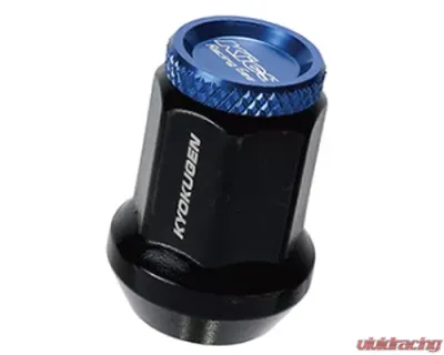 Project Kics Kyokugen Black w/ Aluminum Gold Cap 12x1.50 Lug
