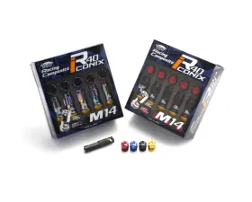 Project Kics R40 Iconix Black 14mm 14x1.5 Lock &  Lug Nuts