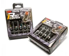 Project Kics R40 Iconix Neo Chrome 12x1.5 Lug Nuts w/o Cap