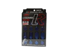 Project Kics Leggdura Racing Blue M12x1.25 Lug Nuts