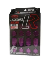 Project Kics Leggdura Racing Purple M12x1.25 Lug Nuts                                     - KIC3P - Image 3