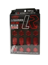 Project Kics Leggdura Racing Red M12x1.25 Lug Nuts                                     - KIC3R - Image 3