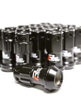 Project Kics R40 iCONIX Black Chrome M12x1.50 20-Piece Lug Nut Set with Black Plastic Cap                                     - RIF-01KK - Image 7
