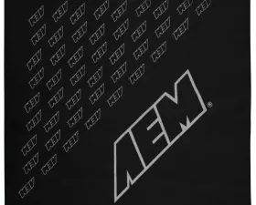 AEM Induction Bandana;  AEM Bandana, Black/Grey