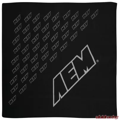 AEM Induction Bandana;  AEM Bandana, Black/Grey - 01-1501