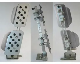 Rennline Rev2 Adjustable Gas Pedal for Porsche 1965-1998, Billet Aluminum Construction