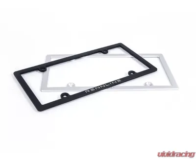 Rennline Billet License Plate Frame - E1074     SILVER