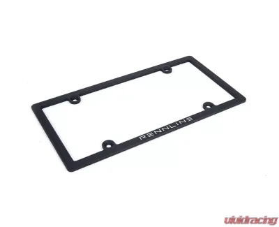 Rennline Billet License Plate Frame - E1074     SILVER