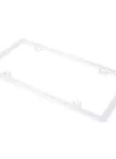Rennline Billet License Plate Frame                                     - E1074     SILVER - Image 3