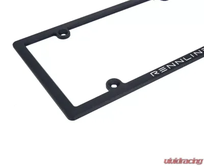 Rennline Billet License Plate Frame - E1074     SILVER