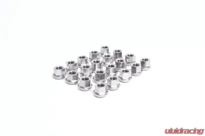 Rennline 20pcs Open Ended Titanium Lug Nuts Porsche OEM Wheels Ball R14 - LS11