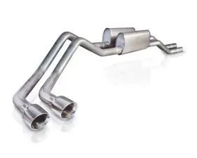 Stainless Works 2.5in True Dual Twin Exit Chambered Catback Exhaust w/X-Pipe for SW Headers Ford F-150 5.4L 04-08