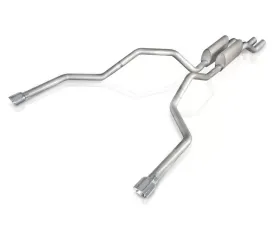 Stainless Works 2.5in True Dual Rear Exit Chambered Catback Exhaust w/X-Pipe for SW Headers Ford F-150 5.4L 04-08
