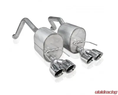 Stainless Works 2.5 inch Axleback Exhaust Chevrolet Corvette C6 LS 6.2L 09-13 - C609CBQUAD