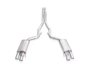 Stainless Works Legend Catback X-Pipe Exhaust Factory Connect w/ Active Valves Ford Mustang GT350 | GT350R 2015-2020