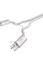 Stainless Works Legend Catback X-Pipe Exhaust Factory Connect w/ Active Valves Ford Mustang GT350 | GT350R 2015-2020                                     - GT350CBXFCL - Image 2