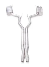 Stainless Works Legend Catback X-Pipe Exhaust Factory Connect w/ Active Valves Ford Mustang GT350 | GT350R 2015-2020                                     - GT350CBXFCL - Image 4