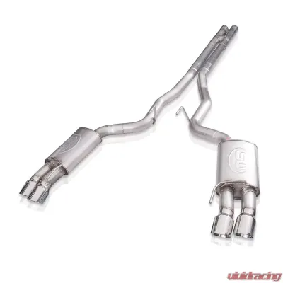 Stainless Works Redline Catback Exhaust w/ H-Pipe Ford Mustang GT 5.0L 2018+ - M18CBHPC
