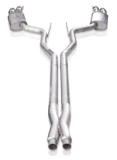 Stainless Works Redline Catback Exhaust w/ X-Pipe (Factory Connect) Ford Mustang GT 5.0L 2018+                                     - M18CBXFC - Image 3