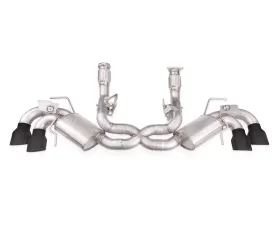 Stainless Works Legend Series Catback Exhaust System w/ Matte Black Tips Chevrolet Corvette C8 6.2L 2020-2025