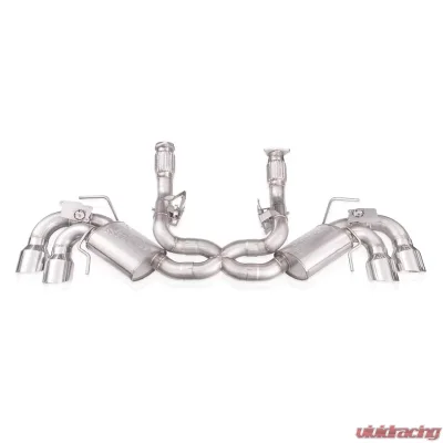 Stainless Works Legend Series Catback Exhaust System w/ Polished Tips Chevrolet Corvette C8 6.2L 2020-2024 - C8CBL