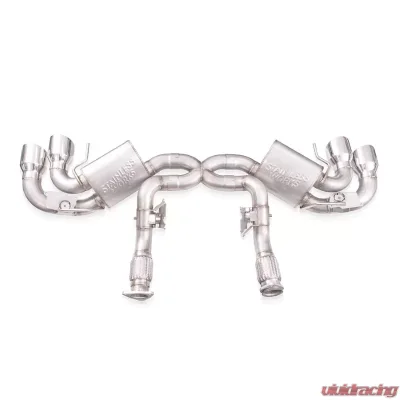 Stainless Works Legend Series Catback Exhaust System w/ Polished Tips Chevrolet Corvette C8 6.2L 2020-2024 - C8CBL