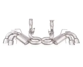 Stainless Works Redline Series Catback Exhaust System w/ Polished Tips Chevrolet Corvette C8 6.2L 2020-2025