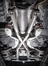 Stainless Works Legend Catback w/X-Pipe Crossover Jeep Grand Cherokee 5.7L WK2 2011-2020                                     - JPGC57CBL - Image 7