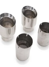 Stainless Works 4 Inch Double Wall Slash-Cut Polished Tip Kit Jeep Grand Cherokee 5.7L WK2 2011-2020                                     - JPGC57TIPS - Image 2