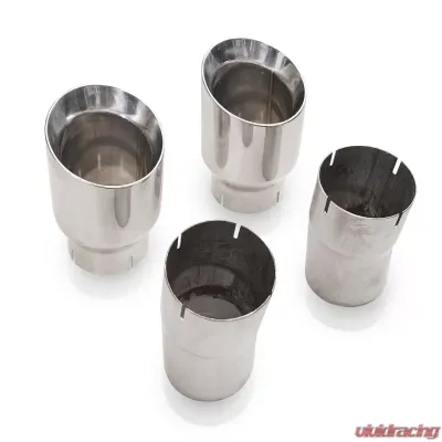 Stainless Works 4 Inch Double Wall Slash-Cut Polished Tip Kit Jeep Grand Cherokee 5.7L WK2 2011-2020 - JPGC57TIPS