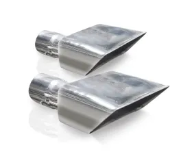 Stainless Works Hot Rod Box Exhaust Tips 2in Inlet