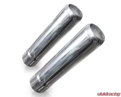 Stainless Works Pencil Cut Exhaust Tips 3in Body 3in ID Inlet - 7040300