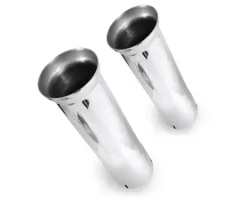 Stainless Works Bell Exhaust Tips- 2 1/4in ID Inlet 2 1/4in Body