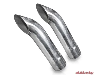 Stainless Works Extended Turn Down Tips- 2 1/2in ID Inlet 2 1/2in Body - 7070250