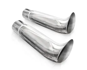 Stainless Works Elf Ear Exhaust Tips 2 1/2in Body 2 1/2in ID Inlet