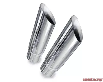 Stainless Works Angle Cut Resonator Tips 2in ID Inlet 3in Body - 770200