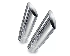 Stainless Works Angle Cut Resonator Tips 2 1/4in ID Inlet 3in Body