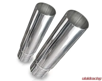 Stainless Works Straight Cut Resonator Tips 2 1/2in ID Inlet 3in Body - 771250