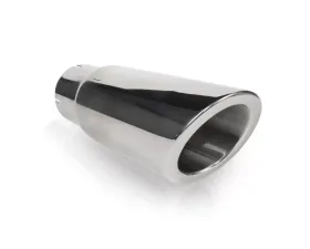 Stainless Works Double Wall Slash Cut Exhaust Tip - 3 1/2in Body 3in ID Inlet