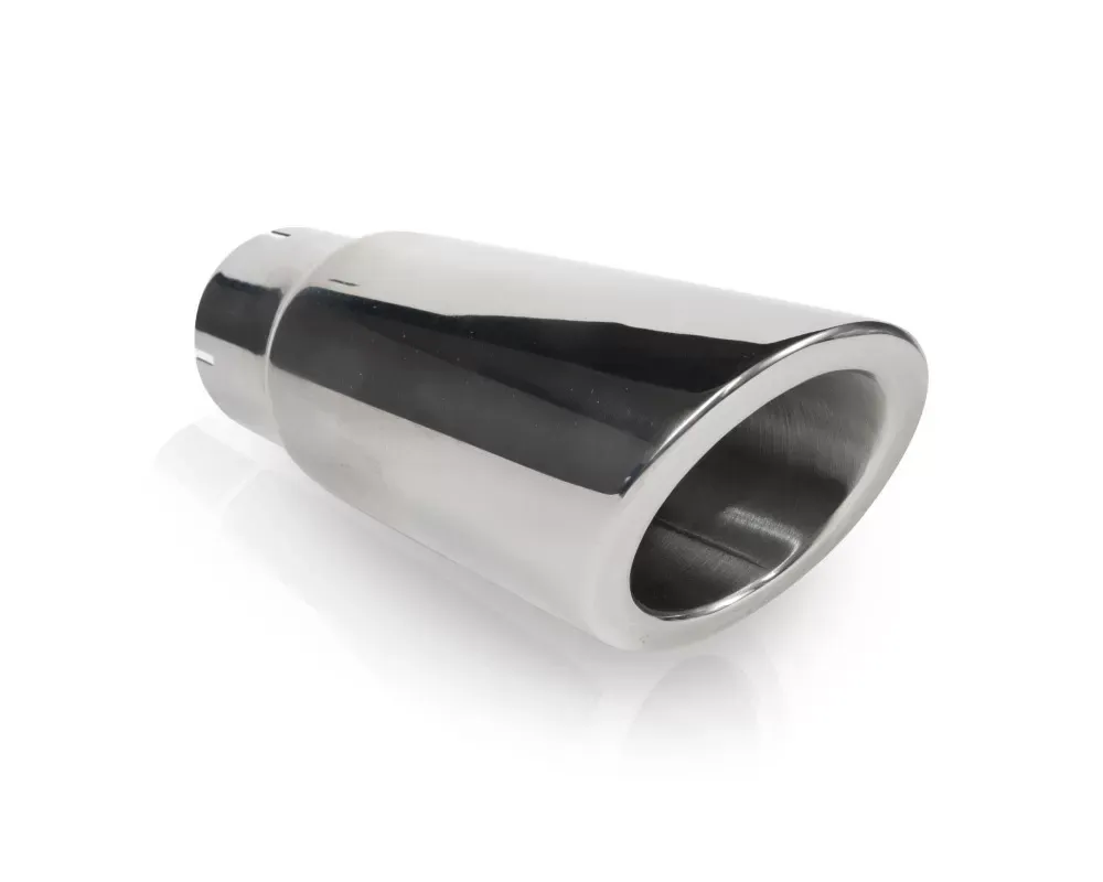 Stainless Works Double Wall Slash Cut Exhaust Tip - 4in Body 2 1/2in ID - 795250