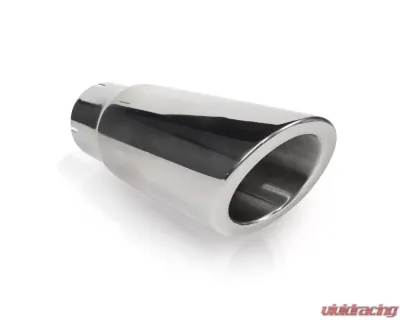 Stainless Works Double Wall Slash Cut Exhaust Tip - 4in Body 3in ID - 795300