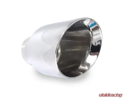 Stainless Works Conical Double Wall Slash Cut Exhaust Tip - 3 1/2in Body 3in - 797300