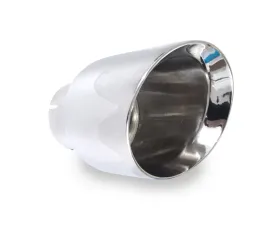 Stainless Works Conical Double Wall Slash Cut Exhaust Tip - 4in Body 3in Inlet